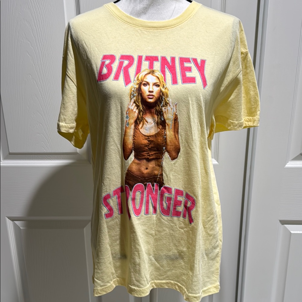 Britney Brands Britney Spears Stronger Tee Britney Brands Britney Spears Stronger Tee
